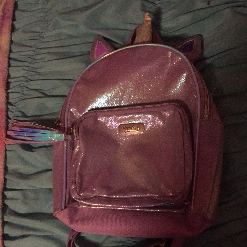 A mini backpack purse